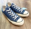 画像1: 【コンバース】converse【CT70】青【チャックテイラー】【オールスター】【US7】【サイズ２５．５ｃｍ】  (1)