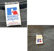 画像2: 90's~【USA製】【RUSSELL】ラッセル 【ビンテージ】ブラック【黒】【無地】【クルーネック】前V スウェット【サイズL】  (2)