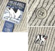 画像2: 【ビンテージ】【POLAR DOGS】ビッグドッグス【グレー】犬刺繍【コーデュロイ風】ヘンリーネックスウェット【サイズXL】  (2)