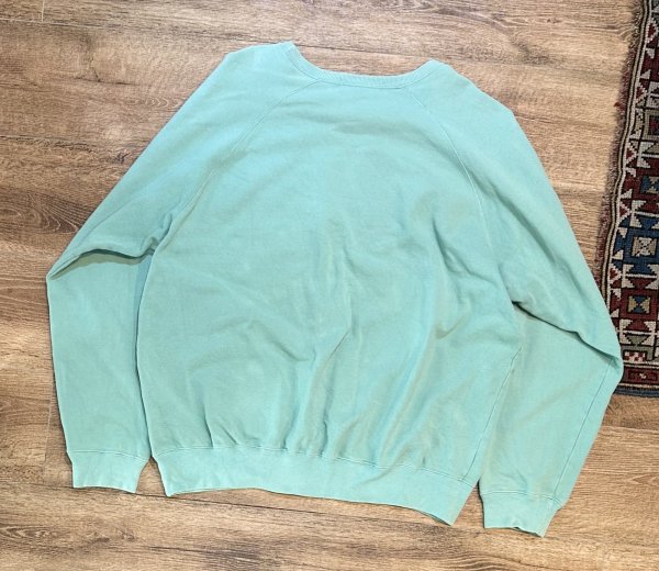 画像3: 90’s【ビンテージ】【ラルフローレン】【コバルトグリーン】【スウェット】【サイズL】  (3)