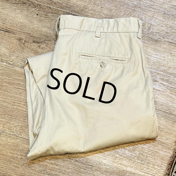 画像1: 【ラルフローレン】POLO RALPH LAUREN 【ビンテージ】【Prospect Pant】プロスペクトパンツ【ベージュ】【コットンパンツ】【35×30】  (1)