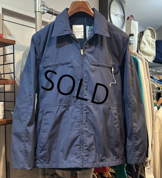 画像1: デッドストック 90's【ビンテージ】【米軍実物】U.S.NAVY【濃紺】ユーティリティージャケット【40R】  (1)