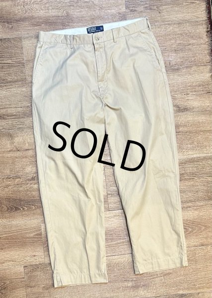 画像2: 【ラルフローレン】POLO RALPH LAUREN 【ビンテージ】【Prospect Pant】プロスペクトパンツ【ベージュ】【コットンパンツ】【35×30】  (2)