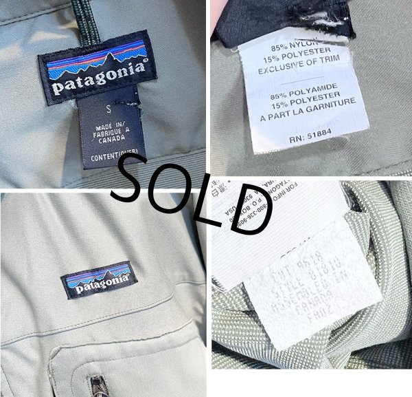 画像2: 2002年製 【パタゴニア】patagonia【hydroshed jacket】ハイドロシェッドジャケット【緑】【フライフィッシング】【サイズS】  (2)