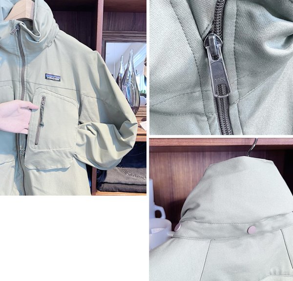 画像3: 2002年製 【パタゴニア】patagonia【hydroshed jacket】ハイドロシェッドジャケット【緑】【フライフィッシング】【サイズS】  (3)