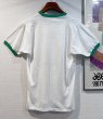 画像3:  デッドストック 【未使用】80's【USA製】スクリーンスターズ【ビンテージ】【NEW LENOX METHODIST】白ｘ緑【リンガーTシャツ】【サイズＬ】  (3)