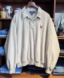画像1: ビンテージ【POLO GOLF】【ポロゴルフ】【ラルフローレン】【POLO RALPH LAUREN】クリーム色 プルオーバーブルゾン【サイズM】  (1)