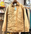 画像1: 80's USA製【ビンテージ】【Carhartt】【カーハート】100周年モデル【ブランケット裏地付き】【キャメル】【ミシガンチョアコート】【ダックジャケット】US42T  (1)