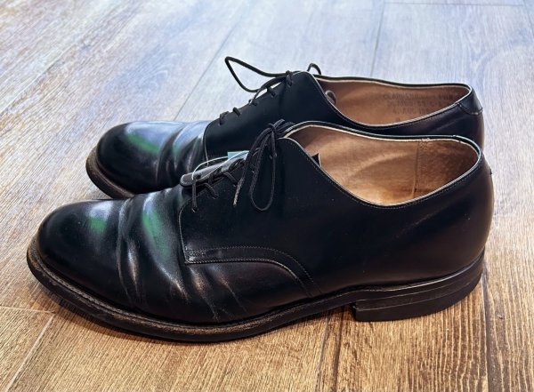 画像4: 【ビンテージ】【ジョンストン＆マーフィー】JOHNSTON＆MURPHY【黒】ストレートチップ【11B】【29cm程度】  (4)