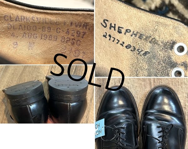 画像2: 80's【ビンテージ】米軍実物【U.S.NAVY】【サービスシューズ】【9】27cm程度  (2)