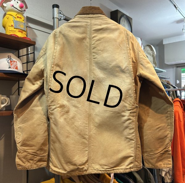 画像3: 80's USA製【ビンテージ】【Carhartt】【カーハート】100周年モデル【ブランケット裏地付き】【キャメル】【ミシガンチョアコート】【ダックジャケット】US42T  (3)