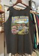 画像4: 90's~【USA製】【ビンテージ】【HARLEY DAVIDSON】【ハーレーダビッドソン】APPALACHIAN 【黒】【プリント】ノースリーブ【Tシャツ】タンクトップ【サイズＸＬ】  (4)