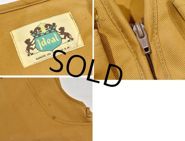 画像2: USA製【ビンテージ】【Ideal】アイディール【ライトブラウン】【ハンティングべスト】サイズXL程度  (2)