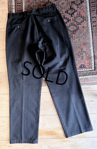 画像4: 90's【DOCKERS】リーバイス ドッカーズ【黒】【2タック】コットンパンツ【34x32】  (4)