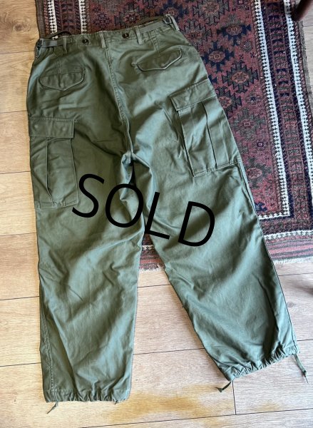 画像4: 程度良好!! 50's【u.s.army】ビンテージ【米軍実物】【M-51】【フィールドパンツ】フィールドトラウザーズ【カーゴパンツ】【M-R】  (4)