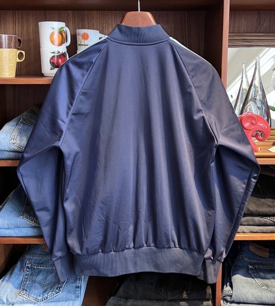 画像3: 80's~【ビンテージ】【B.O.G.】【紺×水色ライン】ジャージ【トラックジャケット】【トラックジャージ】【サイズＬ】  (3)