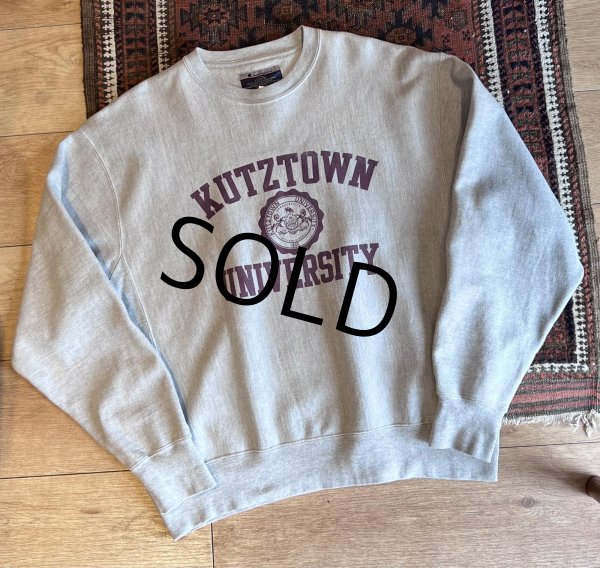 画像1: 【ビンテージ】【Champion】【チャンピオン】【KUTZ TOWN UNIVERSITY】クッツタウン大学【グレー】カレッジ【スウェット】【サイズL】  (1)