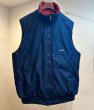 画像1: 90's【USA製】【patagonia】【パタゴニア】紺×裏地赤フリース【シェルドシンチラ】【フリースベスト】【サイズXL】  (1)