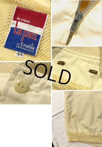 画像2: 80's【ビンテージ】【Catalina】 カタリナ 【La paz ジャケット】【ダービージャケット】カップショルダージャケット【US44】  (2)