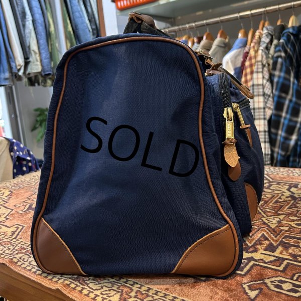 画像3: ほぼ未使用【ビンテージ】【L.L.Bean】エルエルビーン【紺】CRL【ボストンバッグ】ショルダーベルト付き  (3)