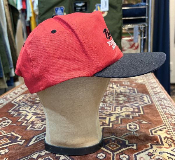 画像3: 【デッドストック】90’ｓ【ビンテージ】【D.A.R.E】【赤×黒】【コットンキャップ】【ＢＢキャップ】  (3)
