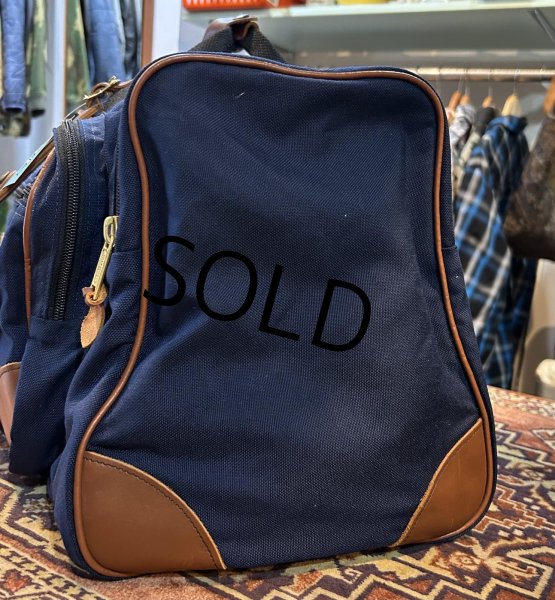 画像4: ほぼ未使用【ビンテージ】【L.L.Bean】エルエルビーン【紺】CRL【ボストンバッグ】ショルダーベルト付き  (4)