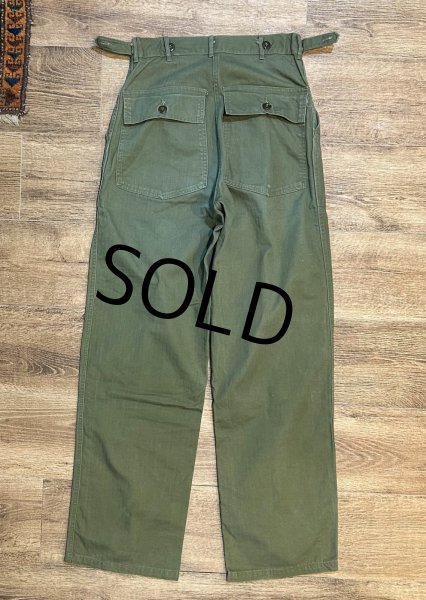 画像4: ~50's【ビンテージ】 U.S.ARMY 【M-47】【ヘリンボーンツイル】【HBTパンツ】 M47【ベイカーパンツ】【W30程度】  (4)