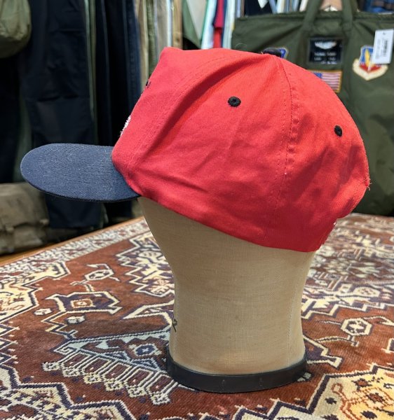 画像5: 【デッドストック】90’ｓ【ビンテージ】【D.A.R.E】【赤×黒】【コットンキャップ】【ＢＢキャップ】  (5)
