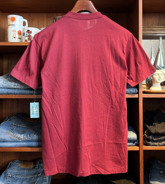 画像3: デッドストック 80's〜 USA製 ビンテージ MARTIN GUITARS マーチンギター【エンジ】【Tシャツ】【半袖Tシャツ】【サイズL】  (3)