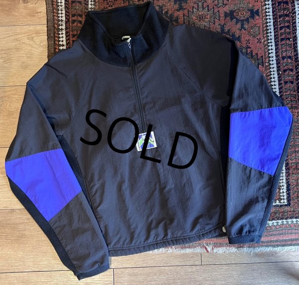 画像1: 勝田台【USA製】【ビンテージ】【cannondale】キャノンデール【黒】【フリース×ナイロン】プルオーバー ジャケット【サイズM程度】  (1)