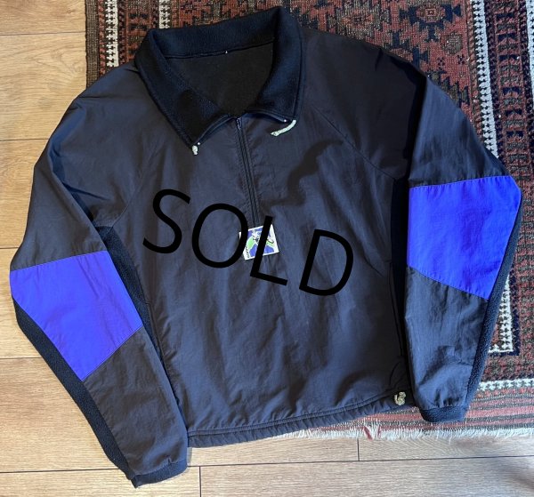 画像3: 勝田台【USA製】【ビンテージ】【cannondale】キャノンデール【黒】【フリース×ナイロン】プルオーバー ジャケット【サイズM程度】  (3)