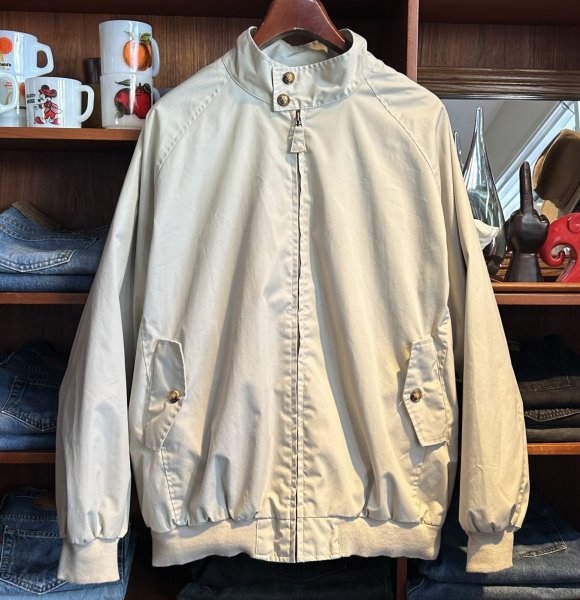 画像4: ほぼ未使用!! ORVIS【オービス】【オフホワイト】裏地赤チェック【ブルゾン】 ジップアップジャケット【サイズXL】  (4)