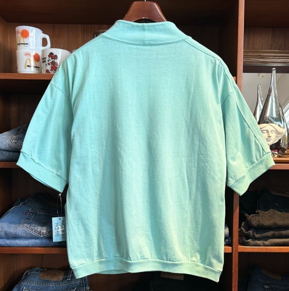 画像3: 90's〜【EXPERIENCE THE POCOND MOUNTAINS】ポコノマウンテン【ライムグリーン】【鹿】ハイネック【半袖Tシャツ】【サイズＬ程度】  (3)