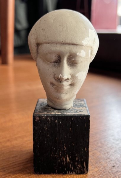 画像1: 【ビンテージ】アンティーク【人の顔】【彫刻】【雑貨】  (1)