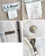 画像2: 80's【USA製】【ビンテージ】【L.L.Bean】LLビーン【ベージュ】【裏ボア】ジップアップジャケット【ジップアップブルゾン】【サイズL】  (2)