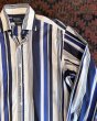 画像3: 90's~ ビンテージ【POLO RALPH LAUREN】ラルフローレン【REGENT】リージェント【クラシックフィット】【白×青×紺ストライプ】【コットンシャツ】サイズ15 1/2 M  (3)