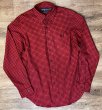 画像1: 程度良好!!【ラルフローレン】【POLO ralph lauren】【クラシックフィット】【赤×黒チェック】ボタンダウン【BDシャツ】【サイズＭ】  (1)