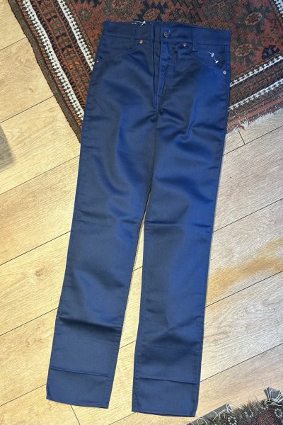 画像2: デッドストック【USA製】【LEVI'S】【リーバイス719】【紺】【ポリコットンパンツ】【719】【３０Ｘ３４】  (2)