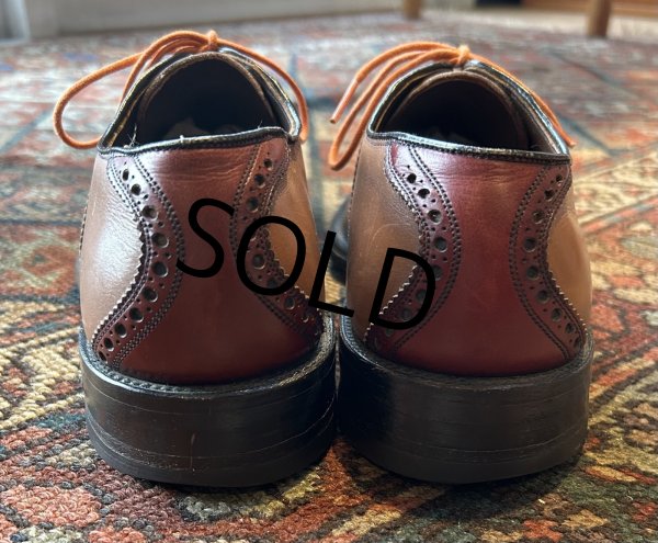 画像5: 【アレンエドモンズ】【Allen Edmonds】【ＰＯＬＯ】ライトブラウンｘキャメル切替【コンビシューズ】【8D】【26cm程度】  (5)