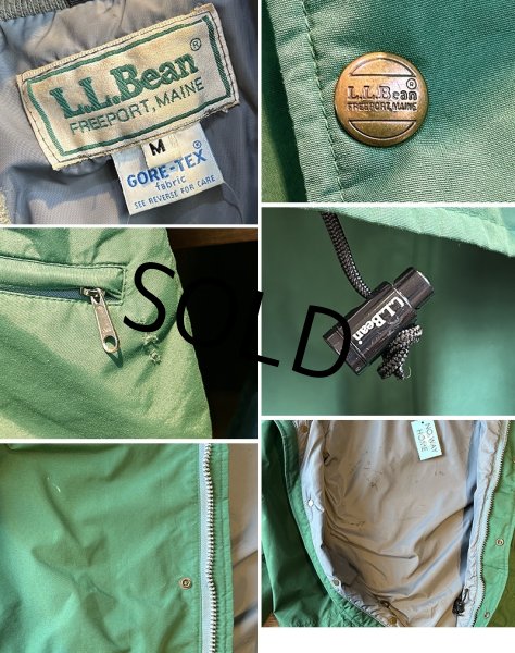 画像2: 【ビンテージ】【ＬＬビーン】【L.L.bean】【緑】【ゴアテックス】【マウンテンパーカー】【サイズM】  (2)