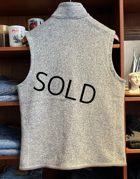 画像3:  ビンテージ【パタゴニア】【PATAGONIA】霜降りグレー【ベターセーターベスト】【ベスト】【サイズM】  (3)