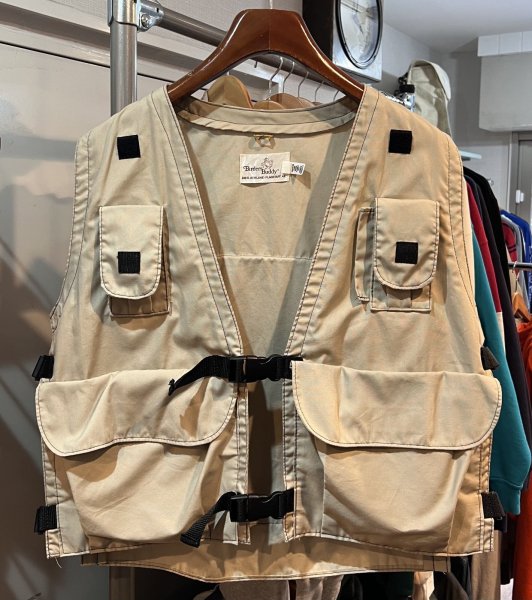 画像1: 【ビンテージ】【Birder's Buddy】アースグレー【ハンティングベスト】【サイズS】  (1)