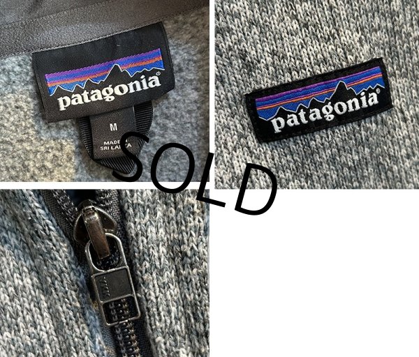 画像2:  ビンテージ【パタゴニア】【PATAGONIA】霜降りグレー【ベターセーターベスト】【ベスト】【サイズM】  (2)