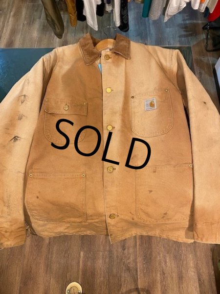画像5: 80's USA製【ビンテージ】【Carhartt】【カーハート】100周年モデル【ブランケット裏地付き】【キャメル】【ミシガンチョアコート】【ダックジャケット】US42T  (5)