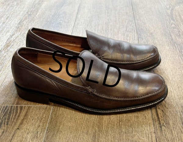 画像3: 【イタリー製】【john varvatos】ジョン ヴァルヴェイトス【ブラウン】 【ローファー】レザーシューズ【US８ 1/2】  (3)