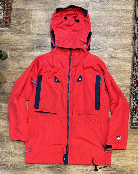 画像4: 90’s ビンテージ SIERRA DESIGNS 【シエラデザインズ】【赤×紺】【ナイロンパーカー】【サイズＬ】  (4)