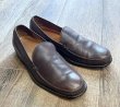 画像1: 【イタリー製】【john varvatos】ジョン ヴァルヴェイトス【ブラウン】 【ローファー】レザーシューズ【US８ 1/2】  (1)