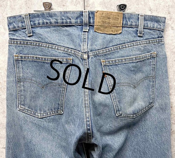 画像3: 80's【USA製】【ビンテージ】【LEVI'S】【リーバイス５０５】505【デニムパンツ】ブルーデニム【36×32】  (3)