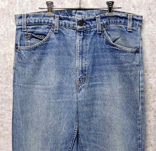 画像5: 80's【USA製】【ビンテージ】【LEVI'S】【リーバイス５０５】505【デニムパンツ】ブルーデニム【36×32】  (5)