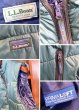 画像2: 80's【ビンテージ】【L.L.bean】【L.L.ビーン】モスグリーンｘ紫 プリマロフト【ダウンベスト】【サイズＭ程度】  (2)